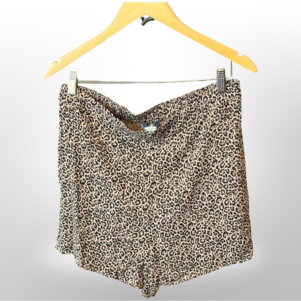 🖤🐆 NWT American Eagle Leopard Print Pull-On Shorts | Size L - Picture 2 of 13